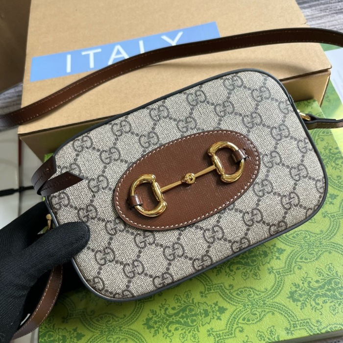 Gucci Kleine Gucci Horsebit 1955 Shoulder Bags 20*13*6cm