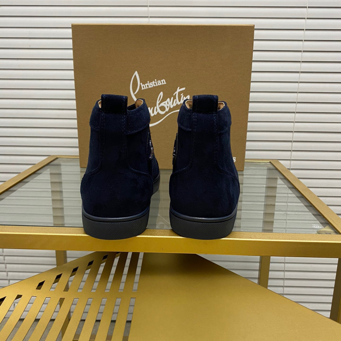 Christian Louboutin Louis High-Top Sneaker Size 36-46  7-Color