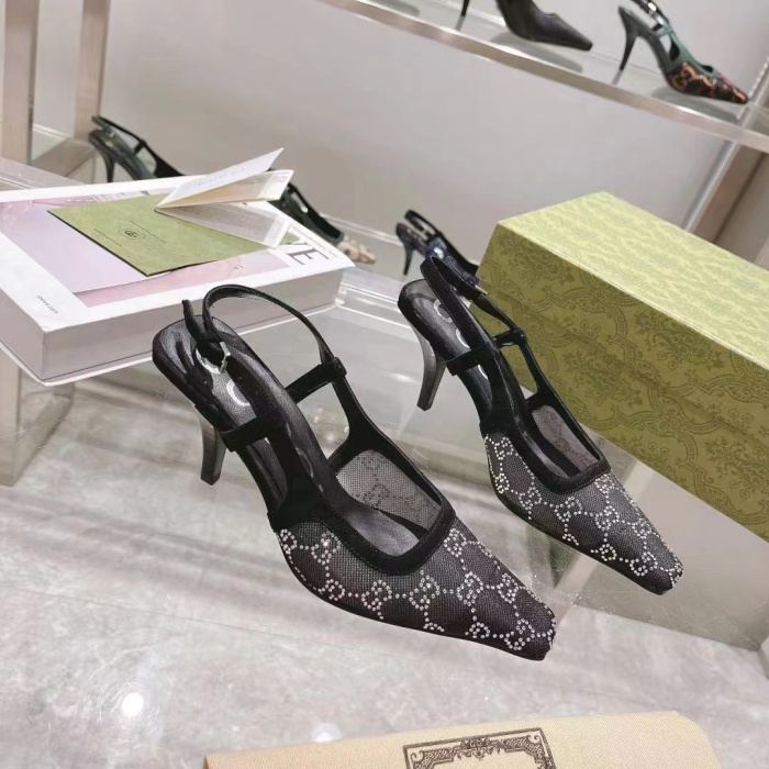 Gucci GG Slingback Pumps Size 35-41 4-Color