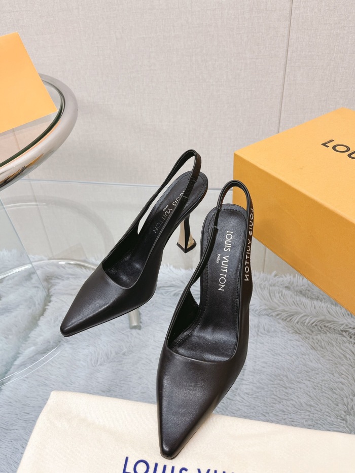 Louis Vuitton Sparkle Slingback Pumps Size 35-41 5-Color