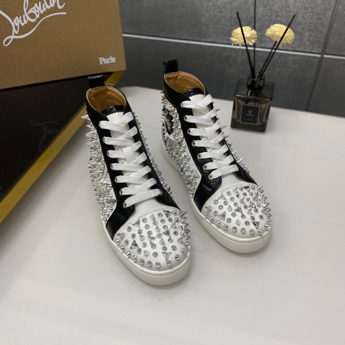 Christian Louboutin Lou Pik Pik High-Top Sneaker Size 36-46  6-Color