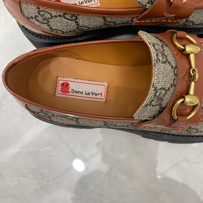 Gucci GG Lug Sole Loafers Size 35-41 3-Color