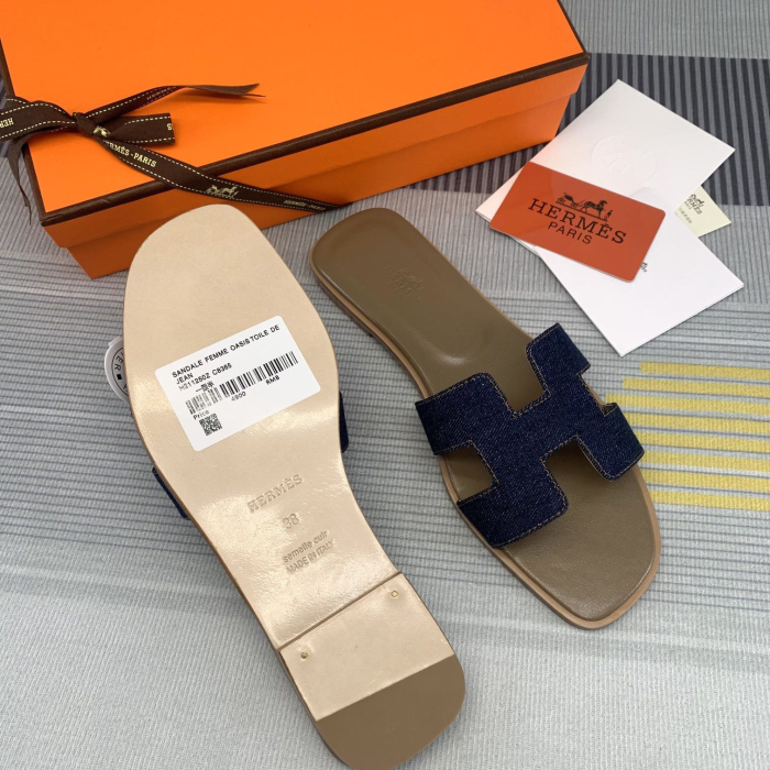 Hermes Oran Slippers Size 35-41  5-Color
