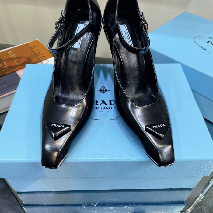Prada Brushed Leather Pumps Size 35-41 5-Color