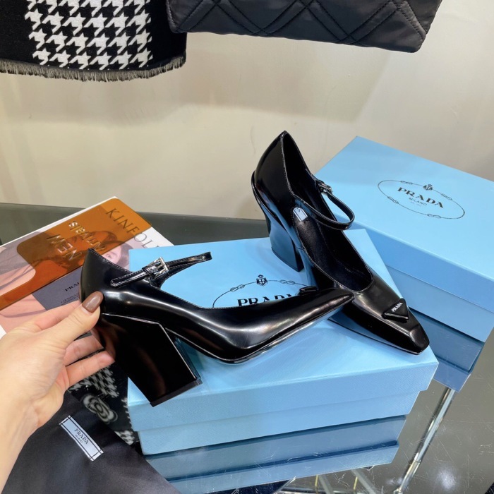 Prada Brushed Leather Pumps Size 35-41 5-Color
