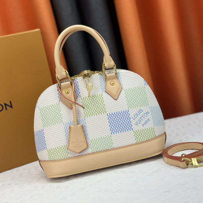 Louis Vuitton N40516 Alma BB Damierlicious Shoulder Bags Size 23*17*11cm