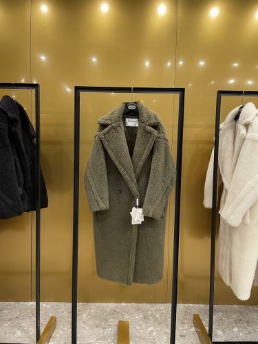 Max Mara Teddy fur long coat Size XS-M