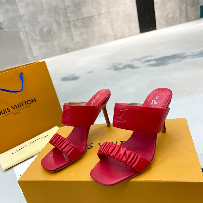 Louis Vuitton Drapy Pumps Size 36-41 Height 8.5cm   4-Color