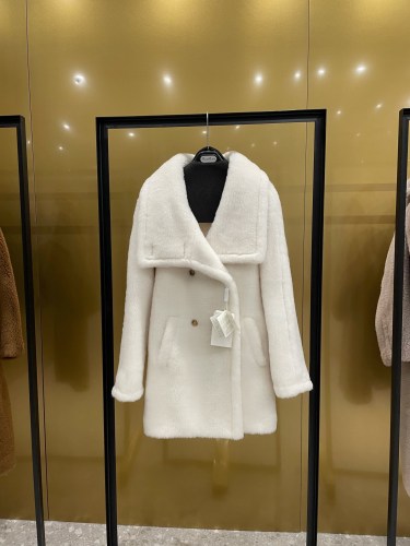 Max Mara Teddy fur long coat Size XS-M