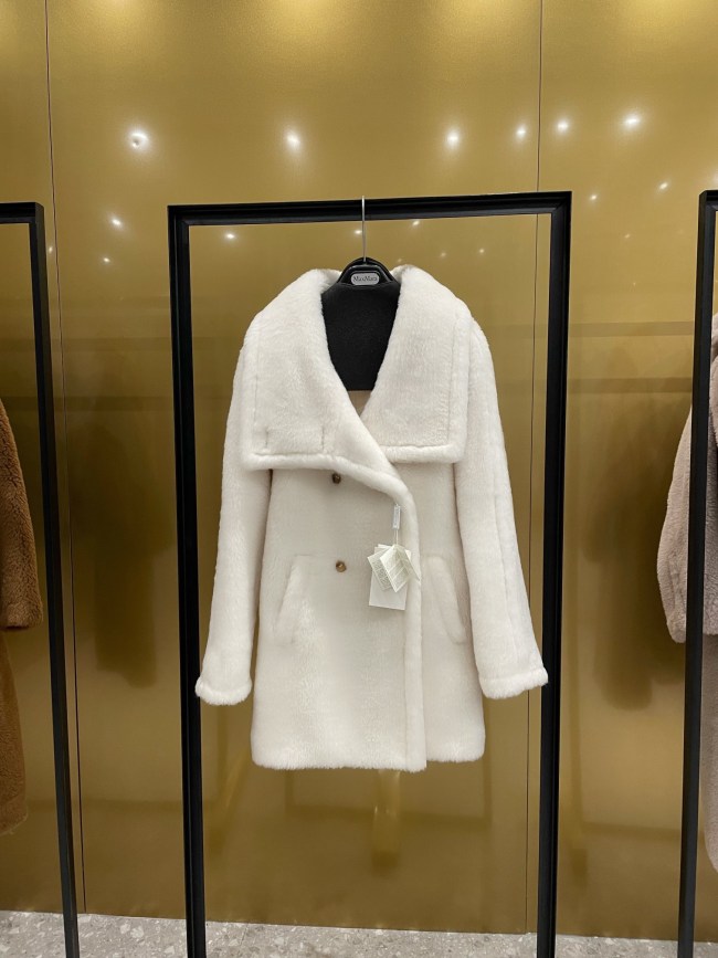 Max Mara Teddy fur long coat Size XS-M