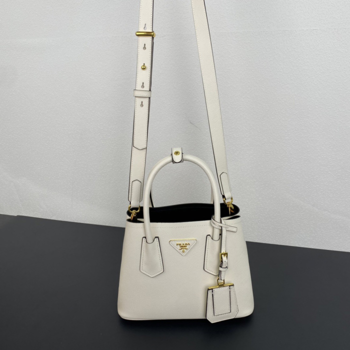 Prada 1BG443 Double Saffiano Leather Bags Size 25*18.5*12.5cm