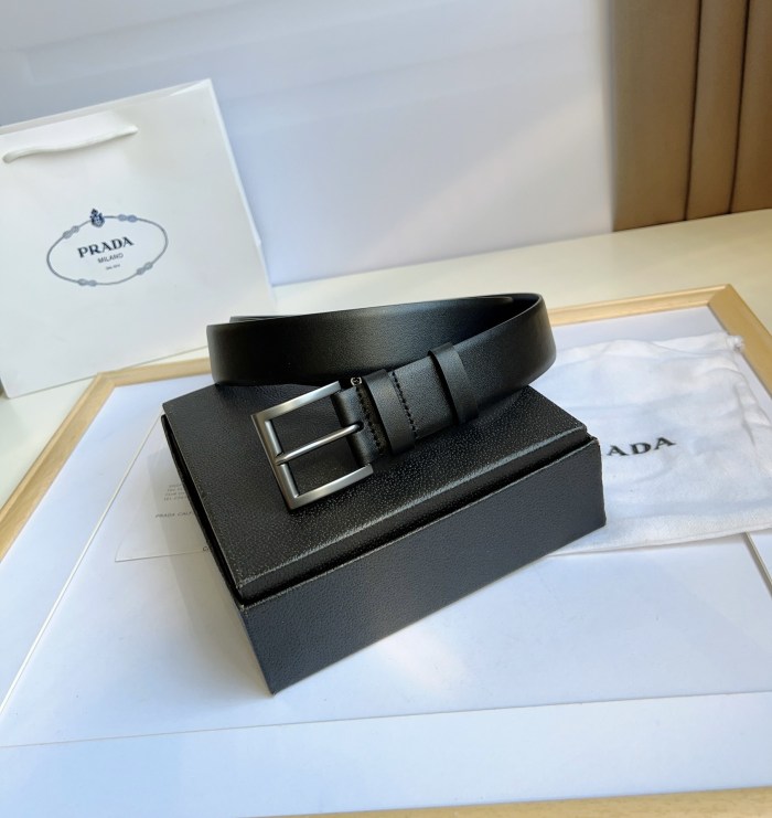 Prada Men Belt Width 3.5cm