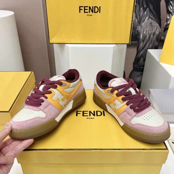 Fendi Match Low Top Sneaker Size 35-45  4-Color