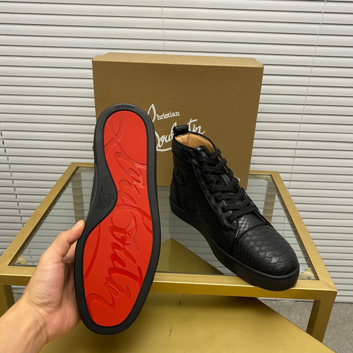 Christian Louboutin Louis High-Top Sneaker Size 36-46  8-Color