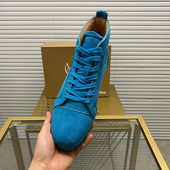 Christian Louboutin Louis High-Top Sneaker Size 36-46  7-Color