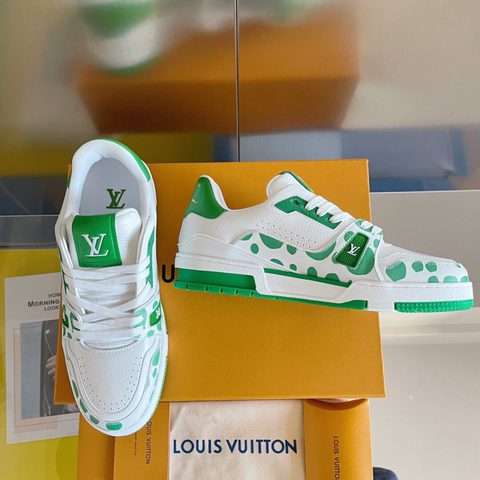 Louis Vuitton x YK LV Trainer Sneaker for Men Size 39-45   3-Color