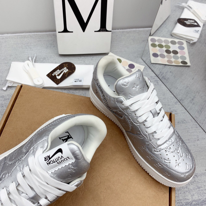 Louis Vuitton x Off White x Air Force 1 Sneaker Size 36-45   9-Color