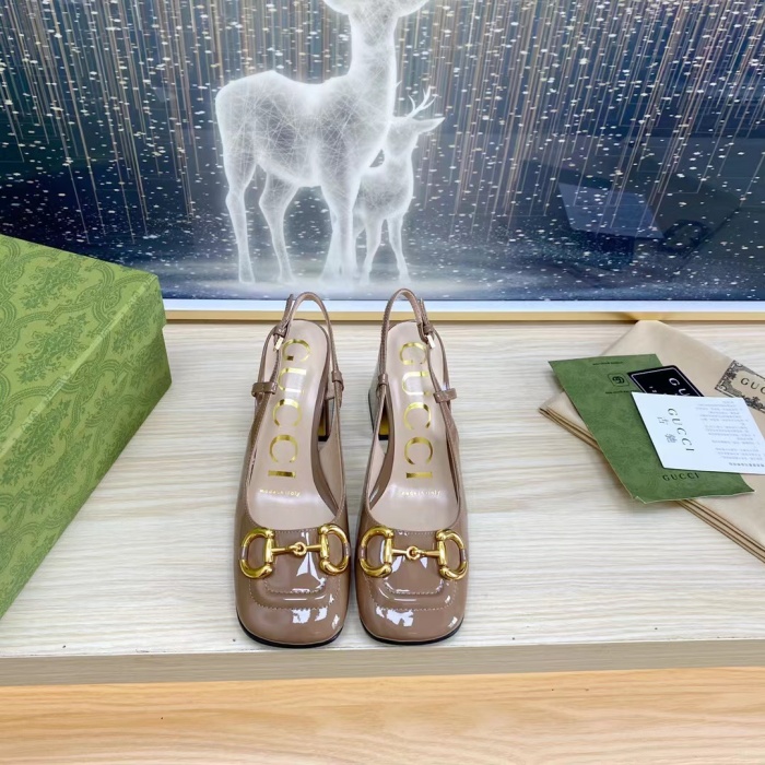 Gucci Slingback With Horsebit Pumps Size 35-41 7-Color