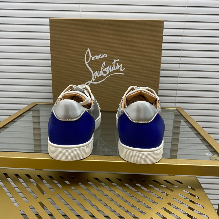 Christian Louboutin Louis Junior Spikes Sneaker Size 36-46  9-Color