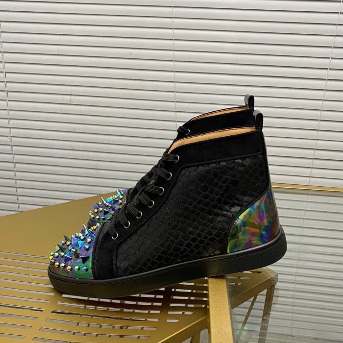 Christian Louboutin Lou Pik Pik High-Top Sneaker Size 36-46  7-Color