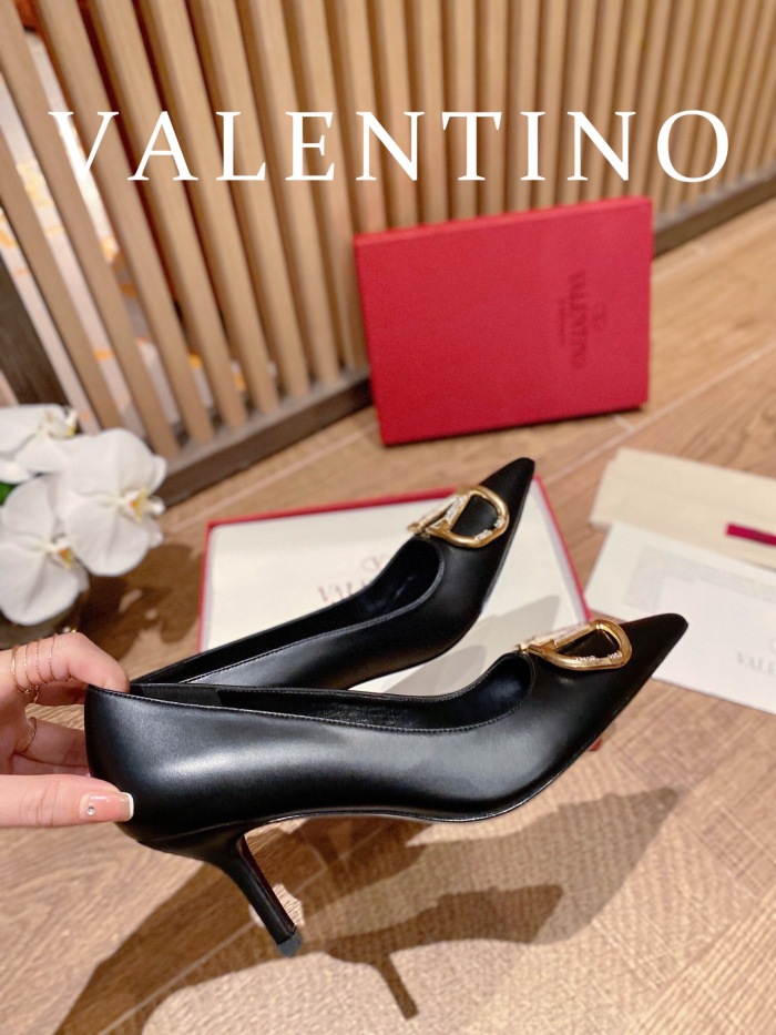 Valentino Vlogo Signature Slingback Pumps Size 35-41 4-Color