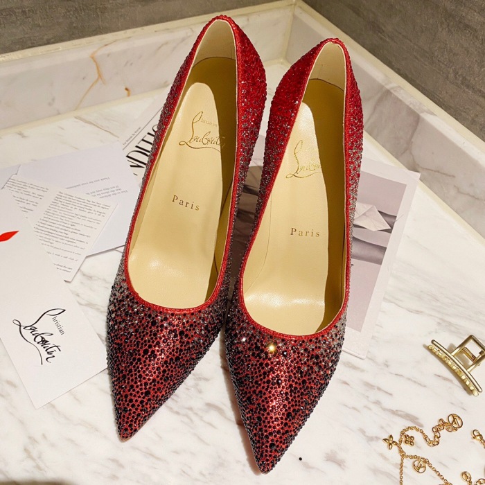 Christian Louboutin Kate Strass Pumps Size 35-41 12-Color