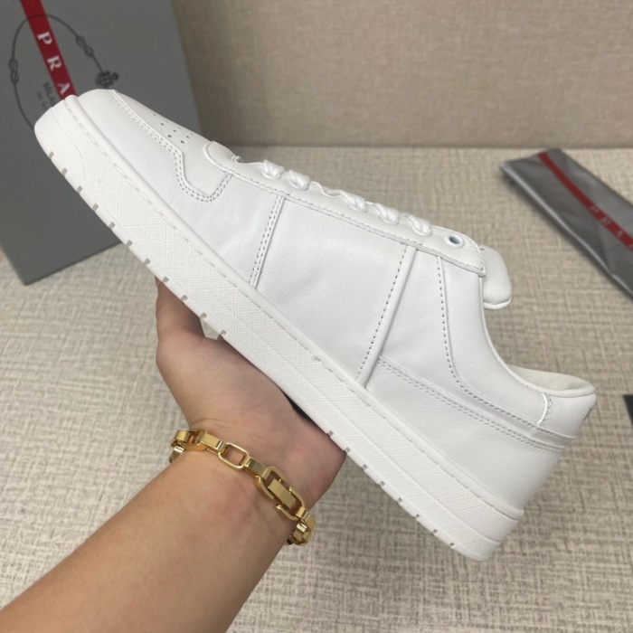 Prada Downtown Leather Sneaker Size 36-45   10-Color