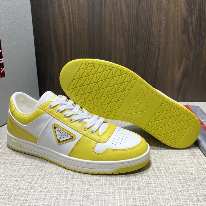 Prada Downtown Leather Sneaker Size 36-45   10-Color