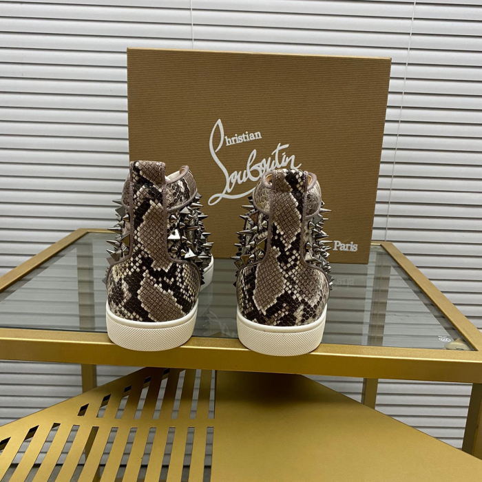 Christian Louboutin Lou Pik Pik High-Top Sneaker Size 36-46  6-Color