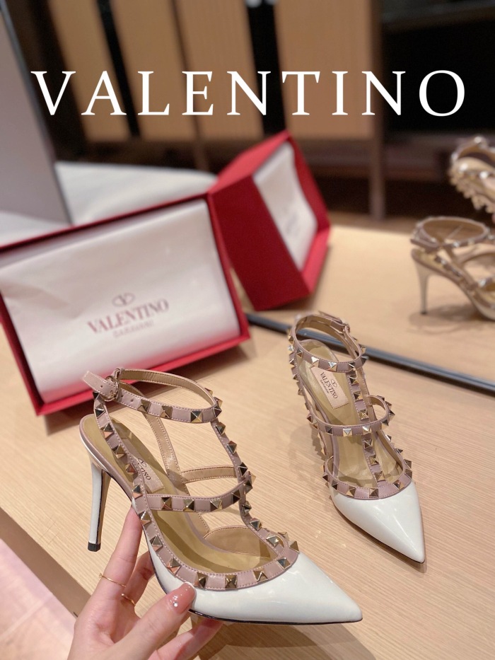 Valentino Rockstud Ankle Strap Pumps Size 35-41 11-Color