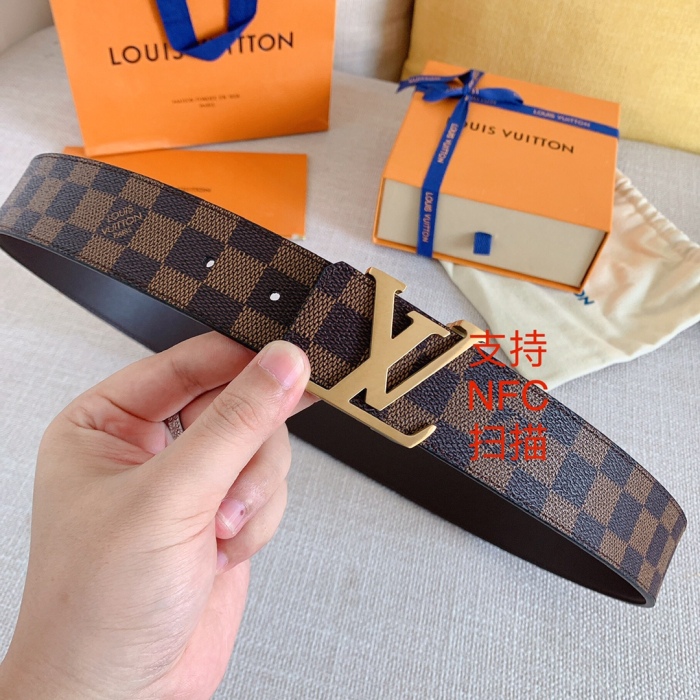 Louis Vuitton Men Belt Width 4cm