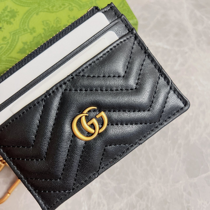 Gucci GG Marmont keychain wallet Size 10*7.5*1cm Style: 627064