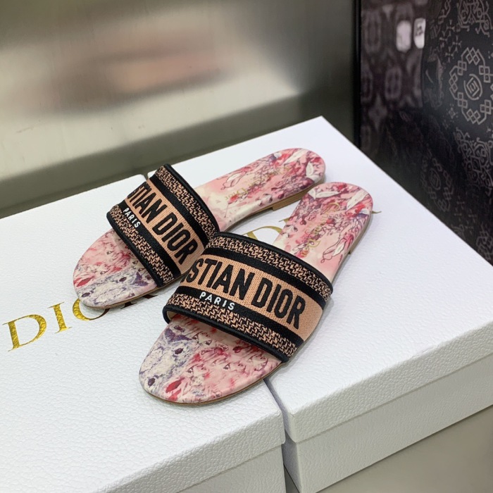Dior Dway Slippers Size 35-41 8-Color