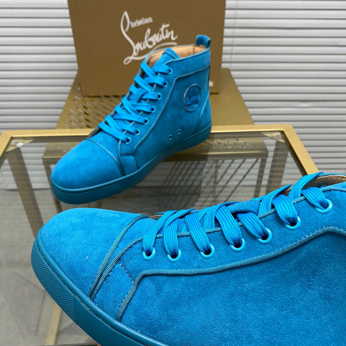 Christian Louboutin Louis High-Top Sneaker Size 36-46  7-Color