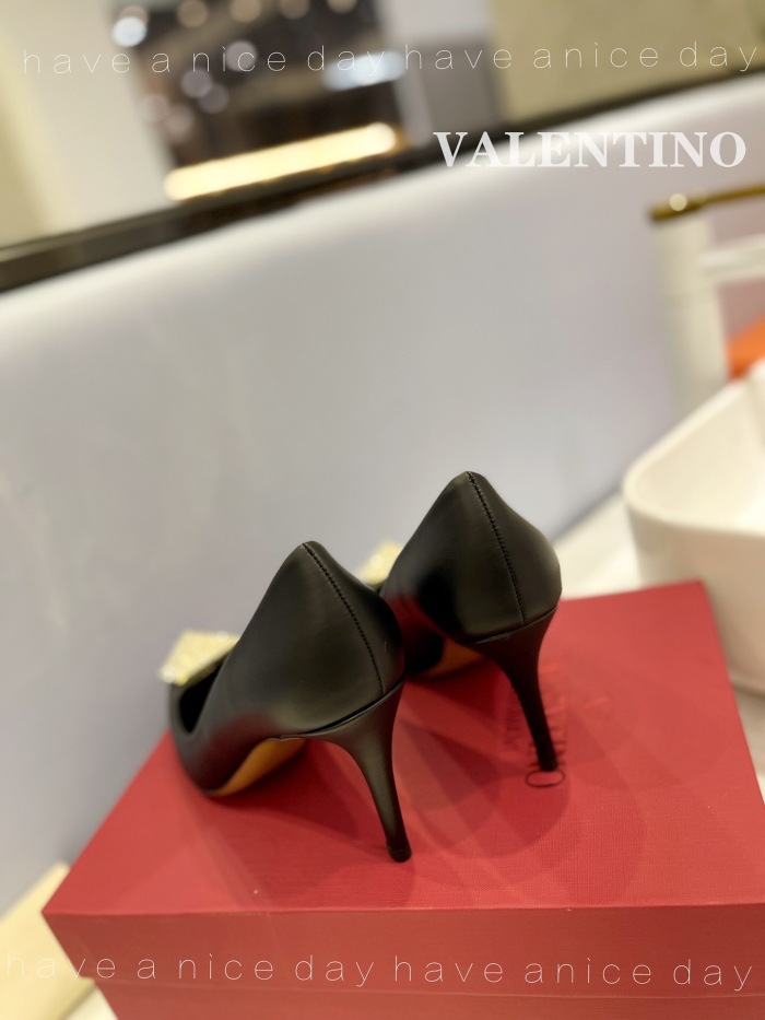 Valentino One Stud Patent Leather Pumps Size 35-41 3-Color