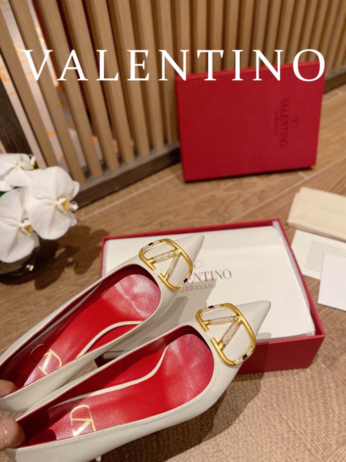 Valentino Vlogo Signature Slingback Pumps Size 35-41 4-Color