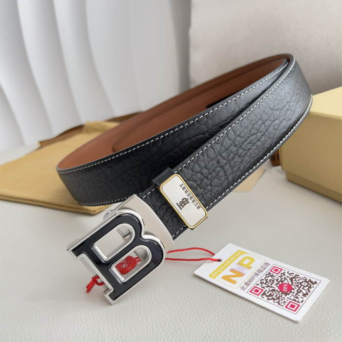 Burberry Men Belt Width 3.5cm