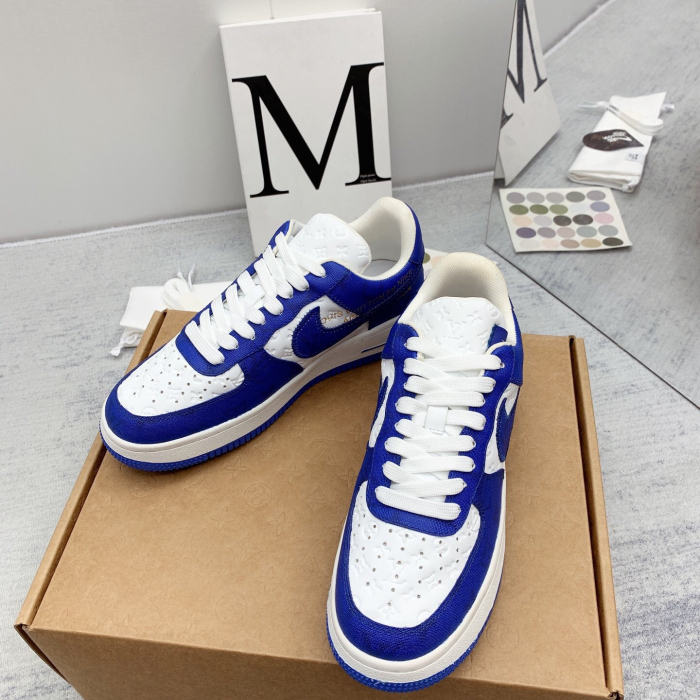 Louis Vuitton x Off White x Air Force 1 Sneaker Size 36-45   9-Color