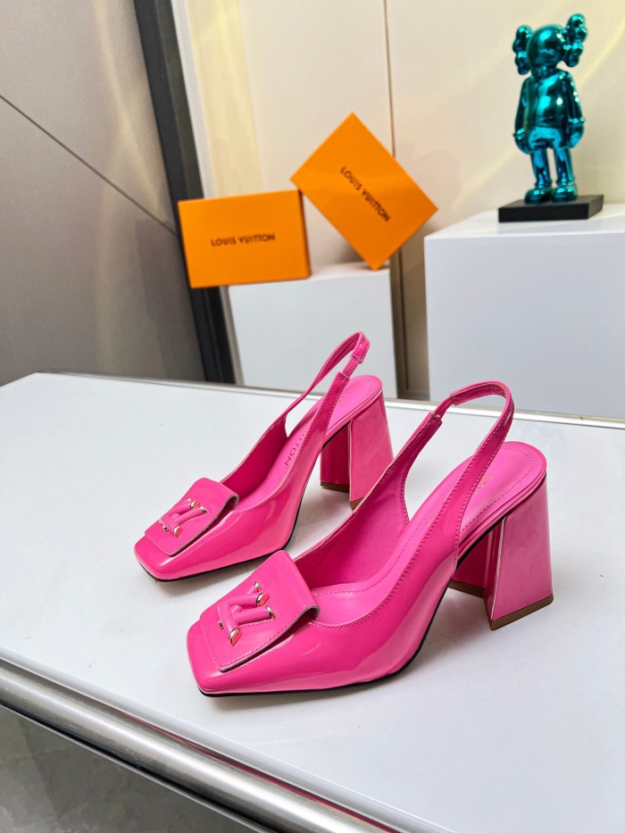 Louis Vuitton Shake Slingback Pumps Size 35-41 6-Color