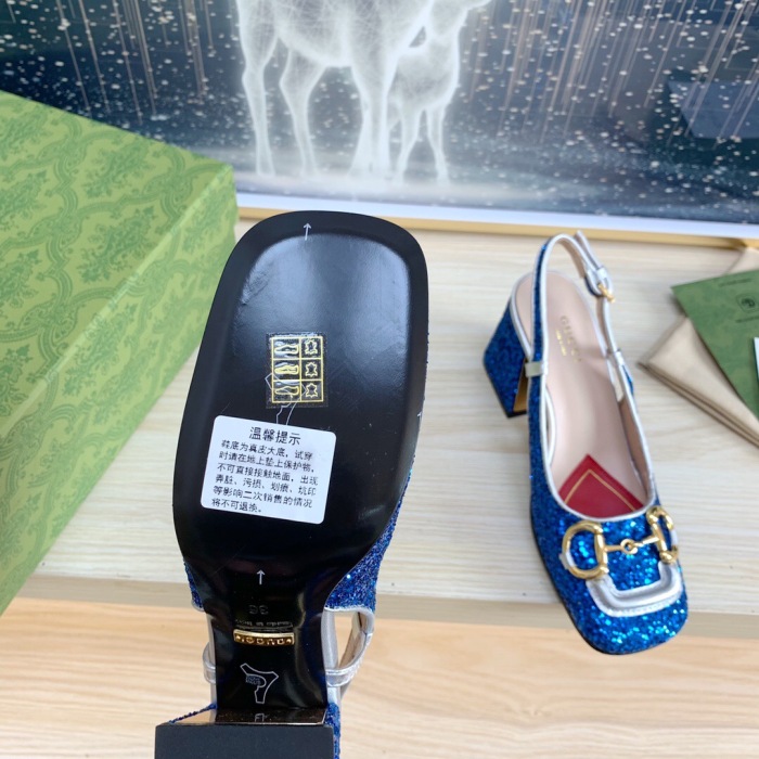 Gucci Slingback With Horsebit Pumps Size 35-41 5-Color