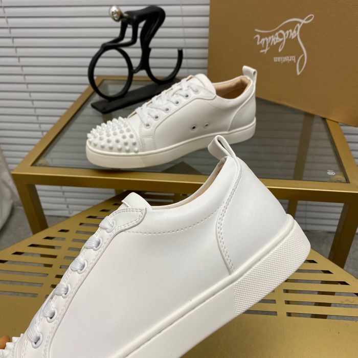 Christian Louboutin Louis Junior Spikes Sneaker Size 36-46  10-Color