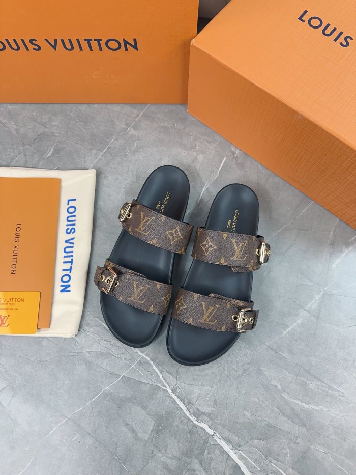Louis Vuitton Slippers Size 36-45 6-Color