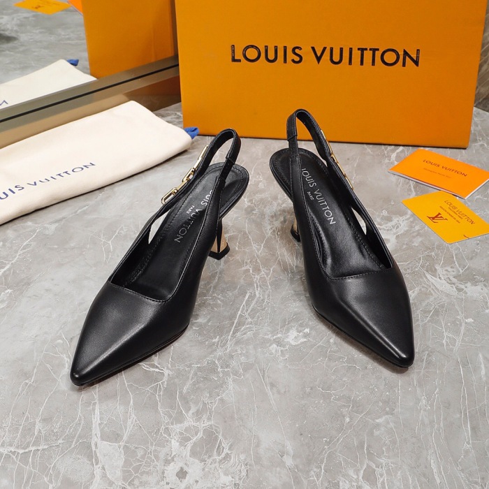 Louis Vuitton Sparkle Slingback Pumps Size 35-41 3-Color