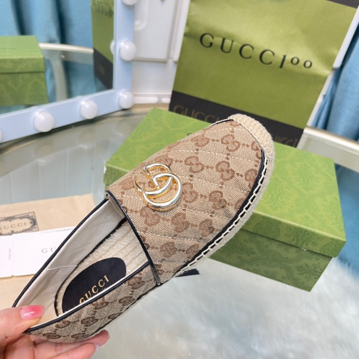Gucci Espadrille with Double G Size 35-41 2-Color