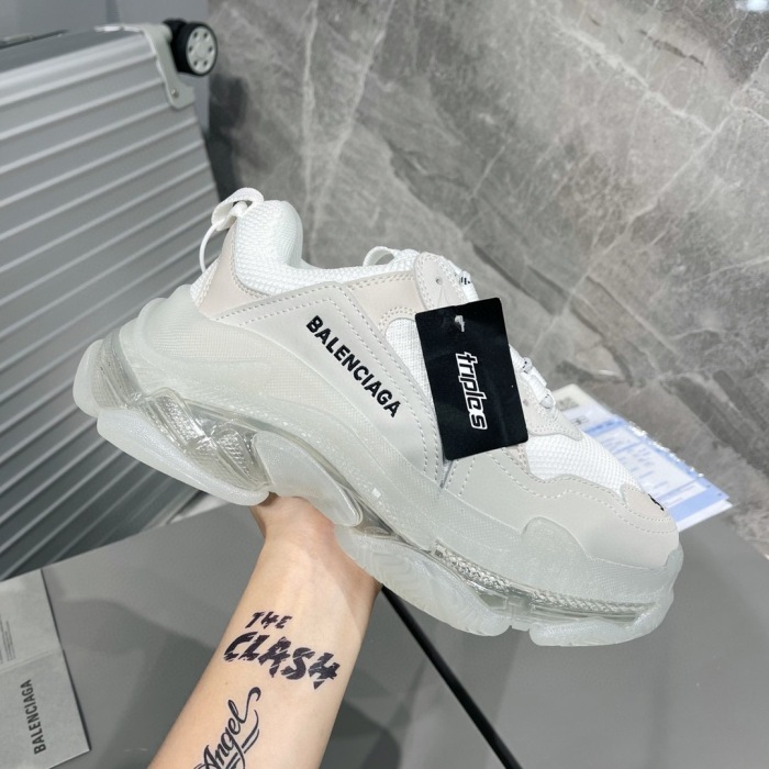 Balenciaga Triple S Clear Sole Sneaker Size 35-46  8-Color