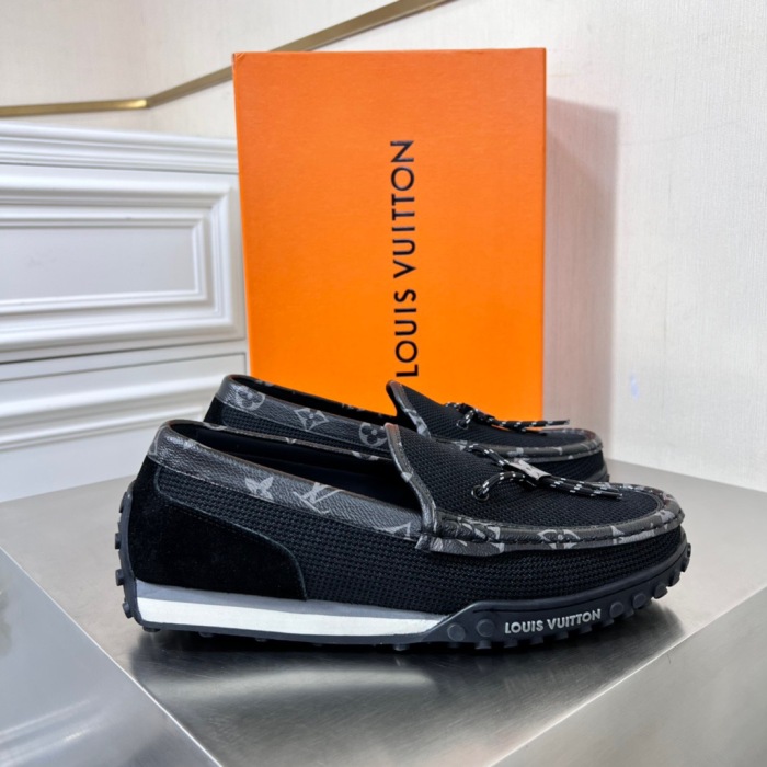 Louis Vuitton LV Racer Moccasin Loafers Size 39-45 4-Color