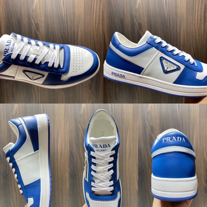Prada Downtown Leather Sneaker Size 36-45   10-Color