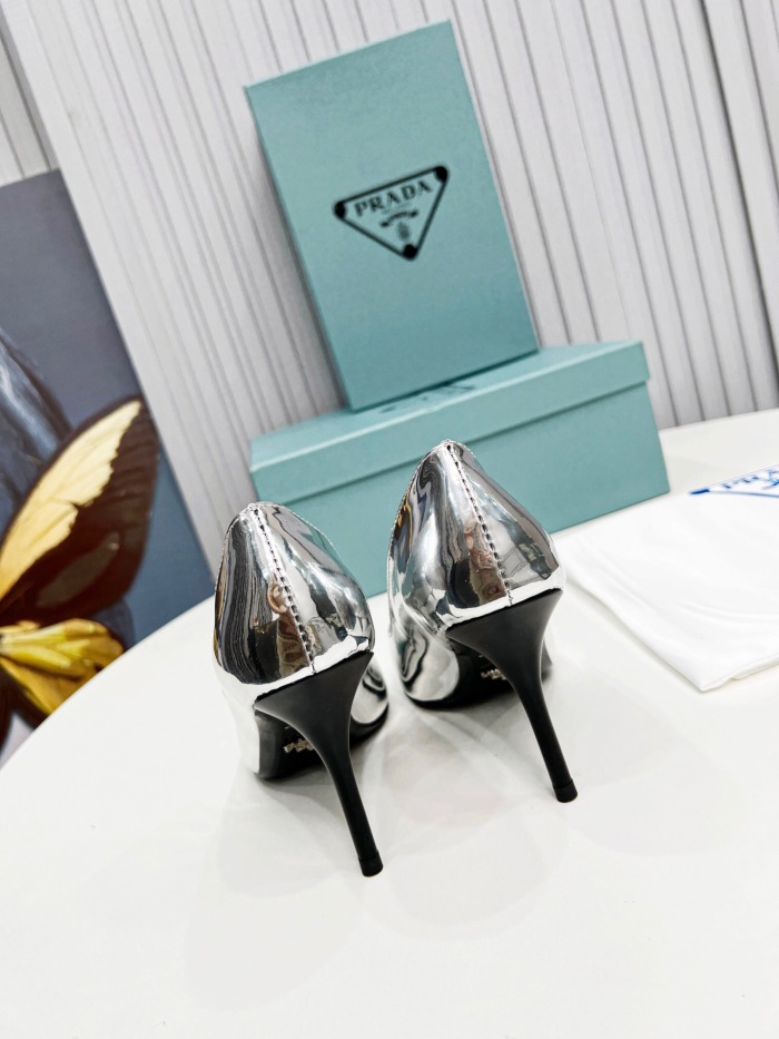 Prada Brushed Leather Pumps Size 35-41 8-Color