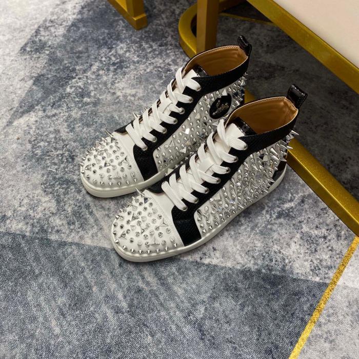 Christian Louboutin Lou Pik Pik High-Top Sneaker Size 36-46  6-Color