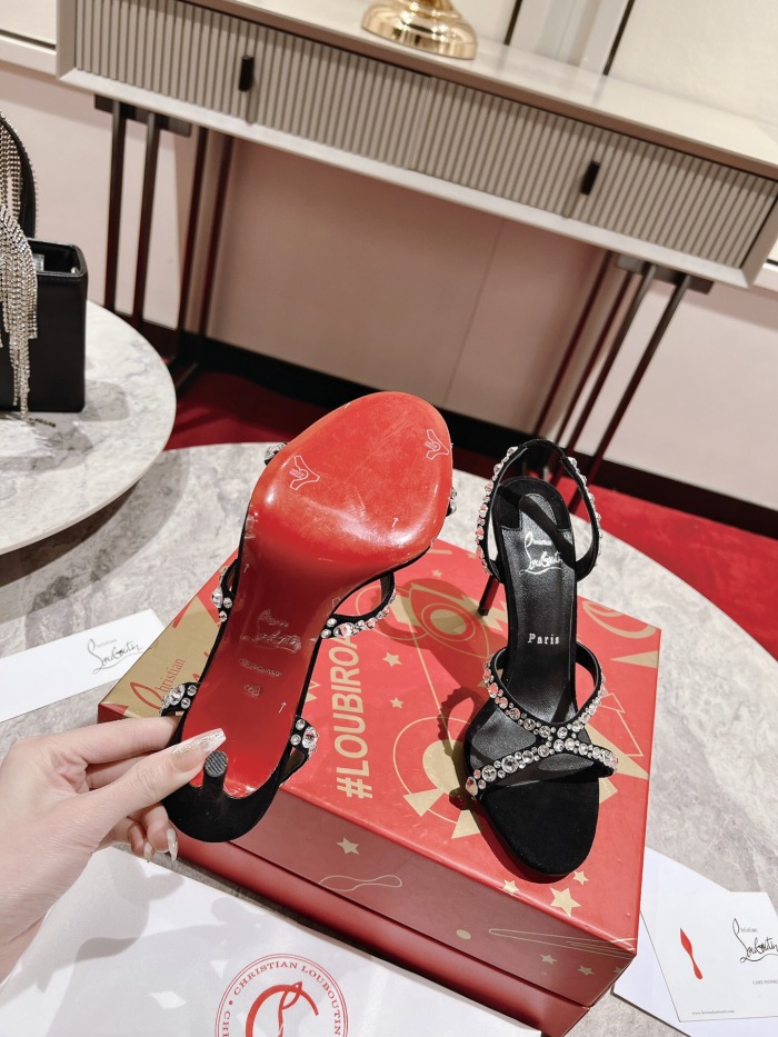Christian Louboutin Emilie Strass Pumps Size 35-41 3-Color